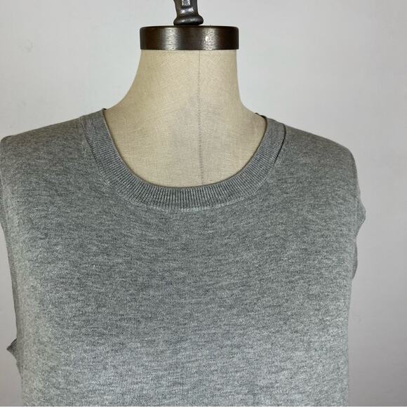 J. Crew Crew Neck Knit Tank in Grey - Picture 3 of 9